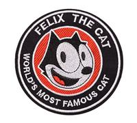 hotrodspirit - Parche de Felix Le Chat World's Most Famous Cat (10,5 cm), diseño termoadhesivo Rock