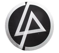 hotrodspirit - Parche térmico para dorsal Linkin Park (tamaño grande, redondo, 25 cm), diseño de logotipo en blanco y negro