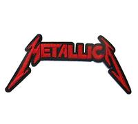 hotrodspirit - Parche termoadhesivo del Grupo Metallica Logo Rojo 13 x 6,5 cm Rock Roll