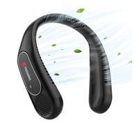 Hotsales Ventilador de cuello, ventilador sin aspas que sopla aire frío | Batería de 6000 mAh, 3 velocidades, ventilador de refrigeración personal manos libres para hombres y mujeres, viajes