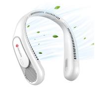 Hotsales Ventilador de cuello, ventilador sin aspas que sopla aire frío | Batería de 6000 mAh, 3 velocidades, ventilador de refrigeración personal manos libres para hombres y mujeres, viajes