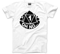 HotScamp Oh No. Rolled A Natural 1 - Mens Unisex T-Tshirts Camisetas y Tops White(X-Large)