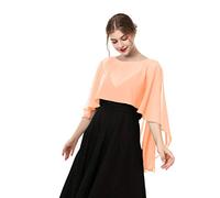 Hotshawl Cape001 Chal tipo Pashmina de gasa para mujer, One Size