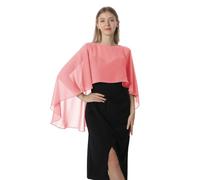 Hotshawl Cape001 Chal tipo Pashmina de gasa para mujer, One Size