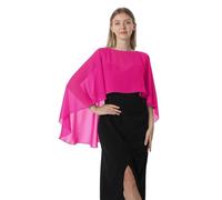 Hotshawl - Chal de Pashmina para mujer, rosa fuerte, Talla única