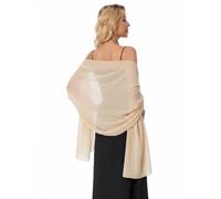 Hotshawl Chales y pañuelos de gasa para vestidos de noche de mujer, elegante bufanda suave, bufanda de novia, estola de boda., Talla única