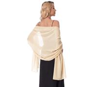 Hotshawl Chales y pañuelos de gasa para vestidos de noche de mujer, elegante bufanda suave, bufanda de novia, estola de boda., Talla única