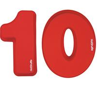 HotShuffle Gran número de silicona 10 Cake Molde de estaño décimo cumpleaños aniversario 1 0