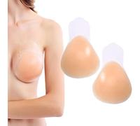 HOTSO Sujetador Adhesivo Silicona, Copa Invisible Push Up sin Tirantes Nudebra Uso en Vestido de Boda, Vestido de Noche, Festivales para Mujer Sostén Cómodo Reutilizable