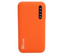 Hotspot WiFi Portátil 5G, 2,4 GHz 5,8 GHz WiFi 6, Hotspot Móvil con Ranura para Tarjeta SIM, 16 Dispositivos Compartidos, 6100mAh, Dispositivo WiFi de Viaje para Teléfono Portátile