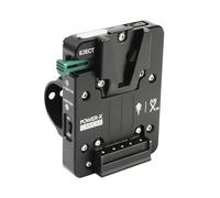 Hotswap - Placa de batería de metal con montaje en V para agarre de anillo básico y avanzado | Compatible con DJI RS4 PRO / RS4 / RS3 PRO / RS2 PRO | Cargador USB C de 100 W y D-tap (3 A máx.) con