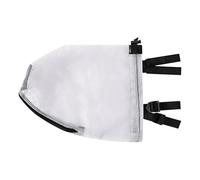 Hotte en maille à air pour chien, avec protection en maille, 40x21x38cm, masque à queue à la mousse de chien, protecteur de l'oreille de face de la tête, commodité à glissière en bouche, pour empêcher
