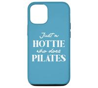 Hotties Do Pilates Hot Girls Go Pilates is My Happy Gym Hour Carcasa para iPhone 12/12 Pro