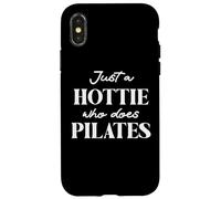 Hotties Do Pilates Hot Girls Go Pilates is My Happy Gym Hour Carcasa para iPhone X/XS