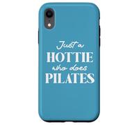 Hotties Do Pilates Hot Girls Go Pilates is My Happy Gym Hour Carcasa para iPhone XR