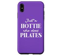 Hotties Do Pilates Hot Girls Go Pilates is My Happy Gym Hour Carcasa para iPhone XS MAX