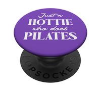 Hotties Do Pilates Hot Girls Go Pilates is My Happy Gym Hour PopSockets PopGrip Adhesivo