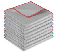 HOTUT 8X Nano Paños de Limpieza Magico, 30 x 30 cm Bayetas de Microfibras para Cristales sin Rayas, Trapo Balletas para Ventanas Vidrios Baño Espejo Cocina Plato Coche