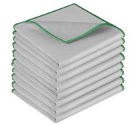 HOTUT 8X Nano Paños de Limpieza Magico, 30 x 30 cm Bayetas de Microfibras para Cristales sin Rayas, Trapo Balletas para Ventanas Vidrios Baño Espejo Cocina Plato Coche