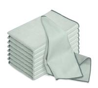 HOTUT 8X Nano Paños de Limpieza Magico, 40 x 30 cm Bayetas de Microfibras para Cristales sin Rayas, Trapo Balletas para Ventanas Vidrios Baño Espejo Cocina Plato Coche