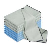 HOTUT 8X Nano Paños de Limpieza Magico, 40 x 30 cm Bayetas de Microfibras para Cristales sin Rayas, Trapo Balletas para Ventanas Vidrios Baño Espejo Cocina Plato Coche