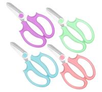 HOTUT Acero Premium Tijeras de Podar, 4pcs Tijeras de Jardín de Mano y Asa Antideslizante, Tijera de Jardin Ergonómicas y Ligeras para Cortar, Ramas, Plantas, Setos, Flores y Ratán