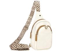 HOTUT Bandolera Pequeña Mujer de PU, Bolso de Teléfono Móvil para Mujer con Puerto para Auriculares, Bolso Bandolera Móvil con Correa Ajustable Múltiples Bolsillo para Viajar, Escuela, Compras