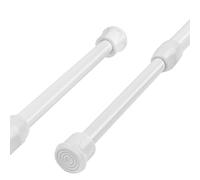 HOTUT Barra de Tensión Telescópica,2pcs Barra Extensible,Barra de Tensión para Cortina de Ducha o Marco de Puerta,Barra de Aluminio Ajustable y Extensible,sin Taladro ni Tornillos de Fácil Montaje