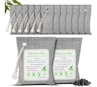 HOTUT Bolsa de Carbón Activo De Bambú, 14PCS Paquetes de Bolsa Purificadora de Aire de Carbón Activado, Desodorización y Deshumidificación para Coche, Baño, Clóset de Mascotas, Zapatos