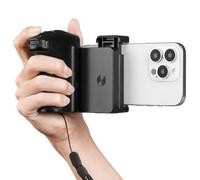 HOTUT Estabilizador de Smartphone Camera Grip, Soporte Estabilizador de Mano Puede Utilizar como Banco Energía 5000 mAh con Control Remoto Bluetooth Desmontable, Trípode PortátilSe Video Selfie Vlog