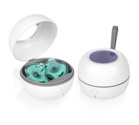 HOTUT Esterilizador Portátil para Chupetes, Esterilizador UV para Chupetes Recargable USB-C, Esterilización al 99,99% en 3 Minutos, Esterilizador de Biberones para Bebé, Ideal para Viaje