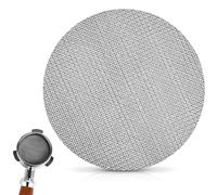 HOTUT Filtro de disco de café, filtro de malla de repuesto Cafetiere, pantalla disco espresso para portafiltro de 53 mm, filtro malla reutilizable acero inoxidable, 1,7 mm grosor, 150 μm