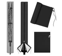HOTUT Funda Protectora Tendedero Rotary Funda Protectora, Funda Tendedero Exterior Cubierta, Cubierta Rotativa para Línea de Lavado con Cremallera,Impermeable Durabilidad Tela Oxford