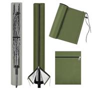 HOTUT Funda Protectora Tendedero Rotary Funda Protectora, Funda Tendedero Exterior Cubierta, Cubierta Rotativa para Línea de Lavado con Cremallera,Impermeable Durabilidad Tela Oxford