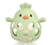 HOTUT Juguetes para la Dentición de Bebe, Sonajero Mordedor Bebe Silicona, Pelota Sensorial Bebe Agarre Luz y Suave Juguetes, Juguete de pelota para bebé con bola sonora, para 0+ Meses Bebes