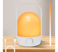 HOTUT Luz Camping Recargable, Mini Lámpara de Mesa LED Inalámbrica, Linterna con batería, Lámpara de Mesa LED Inalámbrica Recargable, para Acampar, Emergencias, Senderismo, Pesca y Cortes de Energía