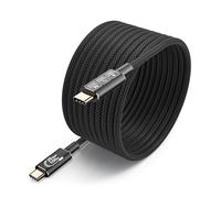 HOTUTUKI 20Gbps Data Transfer,cable largo tipo c Carga Rapida 100W 20V/5A,Cabel USB C 3.2 Gen 2×2,4k@60Hz Cable USB C Apto para Thunderbolt 4/3,monitor 4k,usb c 5m
