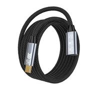 HOTUTUKI 20Gbps USB 3.2 Gen 2×2, Cable Alargador USB C Macho a Hembra, 240W 48V/5A, Vídeo 5K@60Hz, 4K@144Hz, Cable de Extensión Tipo C 3Metros