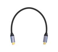 HOTUTUKI USB Tipo C a USB 3.1 Gen 2 Cable Corto 0.5m 10Gbps Cable de Datos y Carga Rápida 5A Compatible con Galaxy S21, SSD, Android Auto, Pixel 8, Trenzado