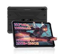 HOTWAV R10 Pro Tablet Rugerizada - 20GB+256GB/TF 1TB Rugged Tablet Android 14, 10.1" HD+ Tablets Resistente, 10800mAh, 13MP+5MP, Octa-Core, Dual SIM 4G, IP68&IP69K, Face ID, GPS, OTG