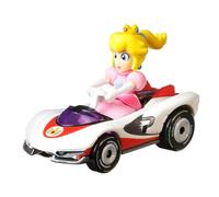 Hotwheels Mario Kart - Coche de Princesa melocotón