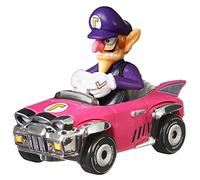 Hot Wheels Modelo DieCast KART BADWAGON de WALUIGI GJH54 Super Mario - Escala 1/64 5 cm