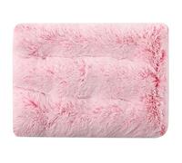 HotYou Cama para Perro Grande, Piel Sintética, Camas Antiestres, Colchon Cojín Perro Grande de 2.5-40KG, Colchoneta Lavable a Máquina, Fondo Antideslizante Dog Bed,Pink 4,M 64 * 48 CM（<10KG）