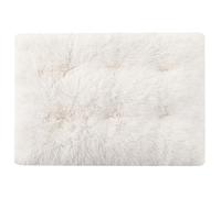 HotYou Cama para Perro Grande, Piel Sintética, Camas Antiestres, Colchon Cojín Perro Grande de 2.5-40KG, Colchoneta Lavable a Máquina, Fondo Antideslizante Dog Bed,Blanco,XXL 110 * 75 CM（<30KG）