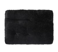 HotYou Cama para Perro Grande, Piel Sintética, Camas Antiestres, Colchon Cojín Perro Grande de 2.5-40KG, Colchoneta Lavable a Máquina, Fondo Antideslizante Dog Bed,Negro,S 53 * 38 CM（<5KG）
