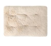 HotYou Cama para Perro Grande, Piel Sintética, Camas Antiestres, Colchon Cojín Perro Grande de 2.5-40KG, Colchoneta Lavable a Máquina, Fondo Antideslizante Dog Bed,Marrón,XL 93 * 65 CM（<20KG）