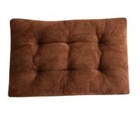 HotYou Cama Perro Grande - Colchón Fibra Suave y Transpirable - Tejido Felpa Resistente antipelos - Lavable Ligera y Desenfundable, Fondo Antideslizante,Café,XL 95 * 65 CM（<20KG）