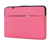 HotYou Funda Blanda Maletín Impermeable para Ordenador Portátil, Estilo Elegante Bolsa Protectora con Paquete de Accesorios, Ideal por 12 Pulgadas DELL/Ausu/Acer/HP/Toshiba/Lenovo,Rosado,12 Pulgada