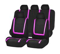 HotYou Funda para Asiento Coches,Accesorios Interior Universal para Delanteros y Traseros,Desmontable y Lavable,Rosa