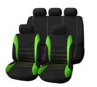 HotYou Fundas Asientos Coche Universales para Delanteros y Traseros | Funda para Asiento Coches | Accesorios Interior Universal,Desmontable y Lavable,Verde
